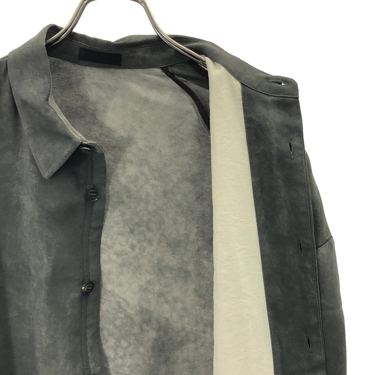 DEVOA / デヴォア Jacket High twist viscose ビスコース カットオフ シャツ