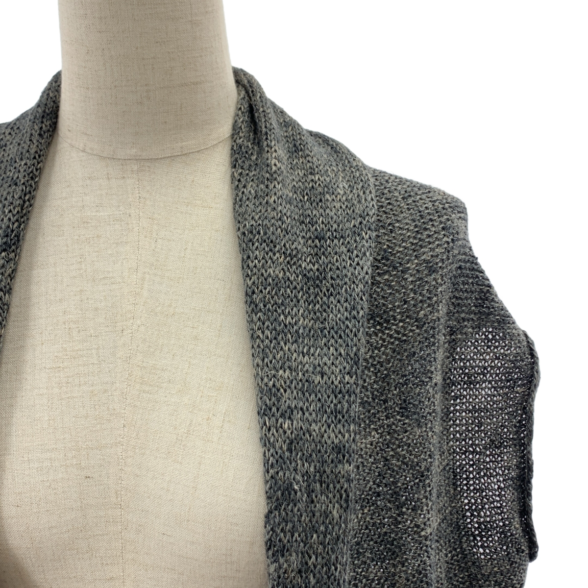 DANIELA GREGIS / ダニエラグレジス リネン ボタンレス ニット カーディガン