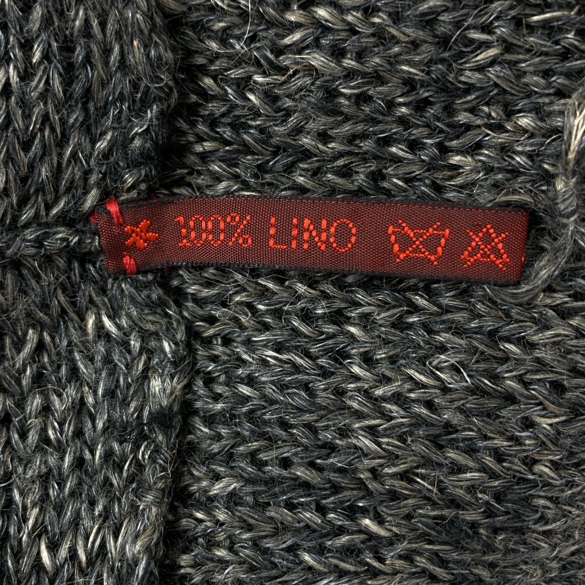 DANIELA GREGIS / ダニエラグレジス リネン ボタンレス ニット カーディガン