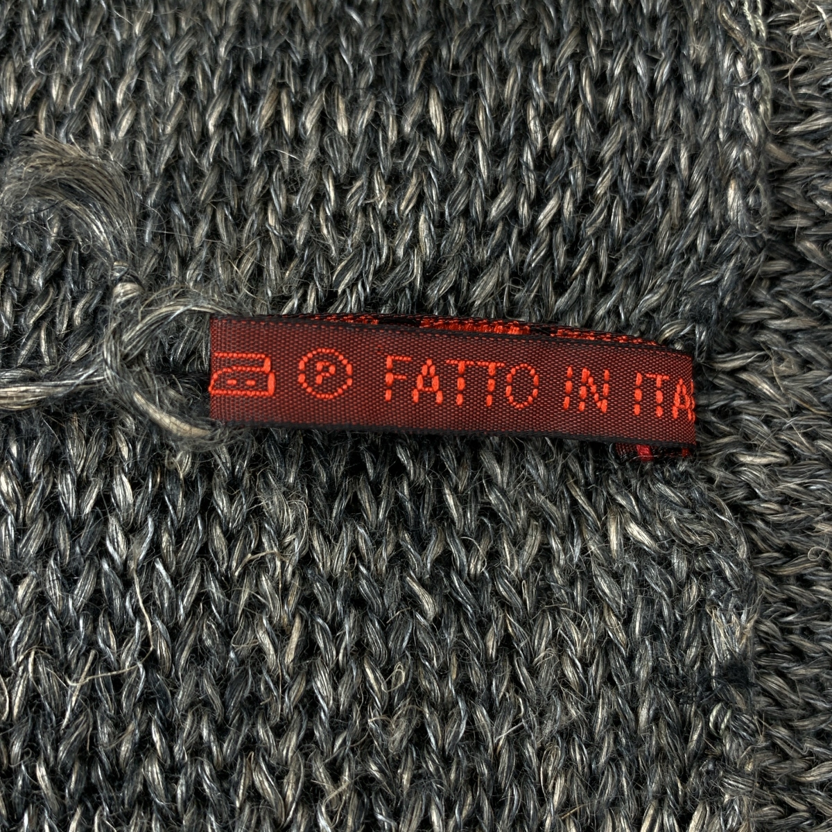 DANIELA GREGIS / ダニエラグレジス リネン ボタンレス ニット カーディガン