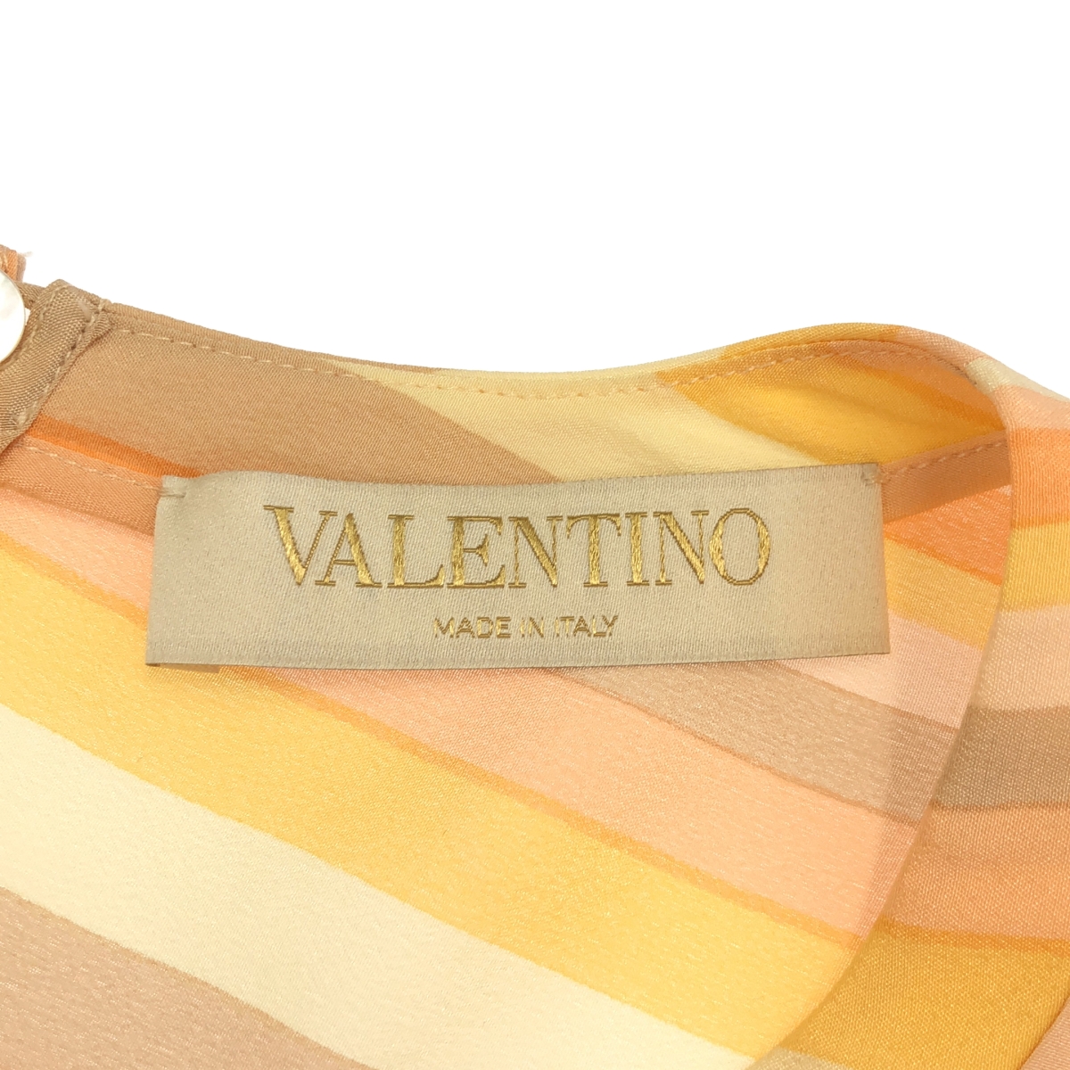 VALENTINO / ヴァレンティノ silk 100％ / シルク 総柄 ブラウス