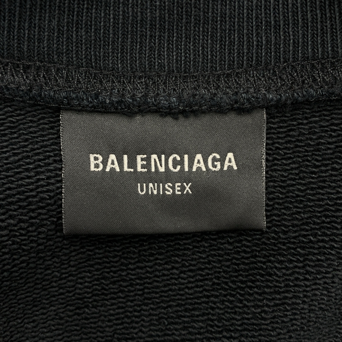 BALENCIAGA / バレンシアガ Double Front Crew ダブルフロント ダメージ加工 クルーネックスウェットトレーナー