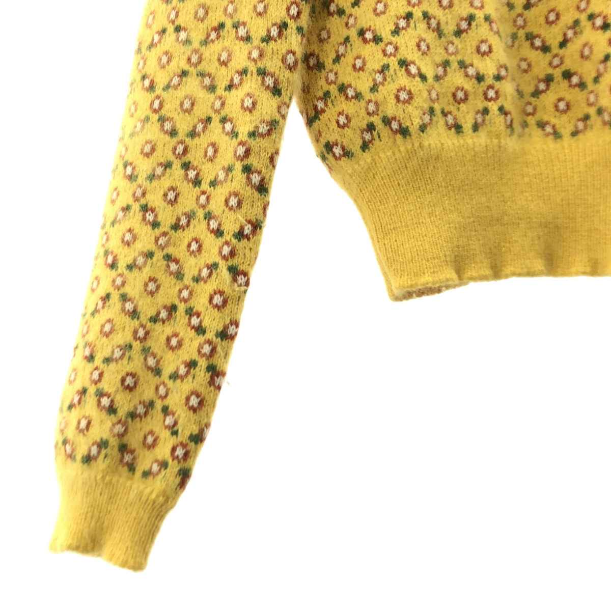 RED VALENTINO / レッドヴァレンティノ 花柄 クルーネック アンゴラニット