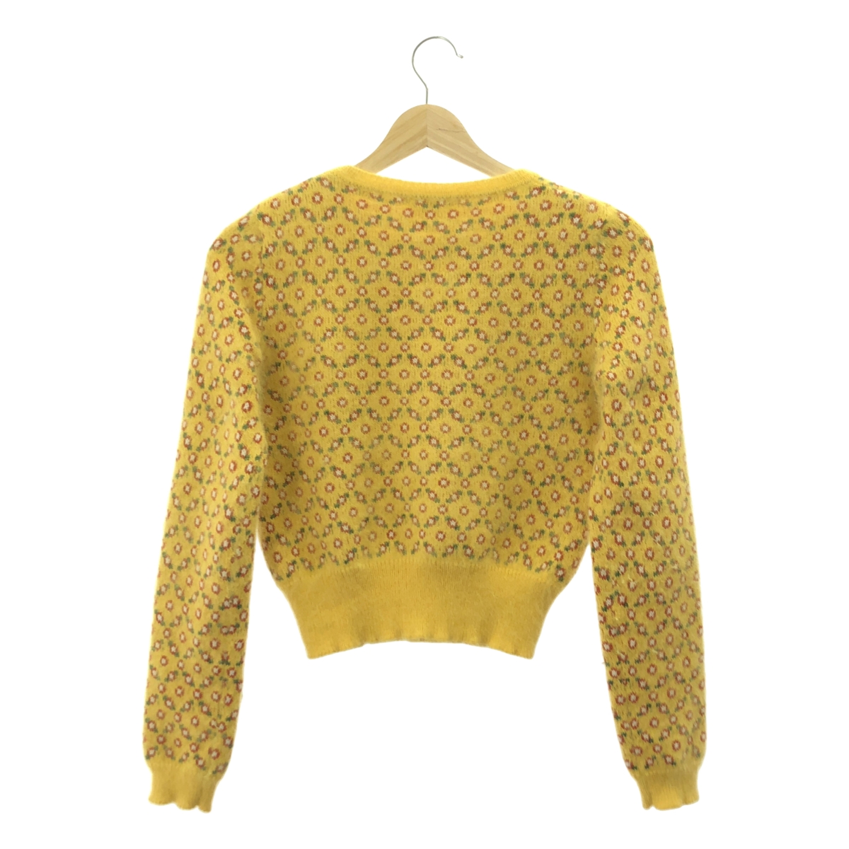 RED VALENTINO / レッドヴァレンティノ 花柄 クルーネック アンゴラニット