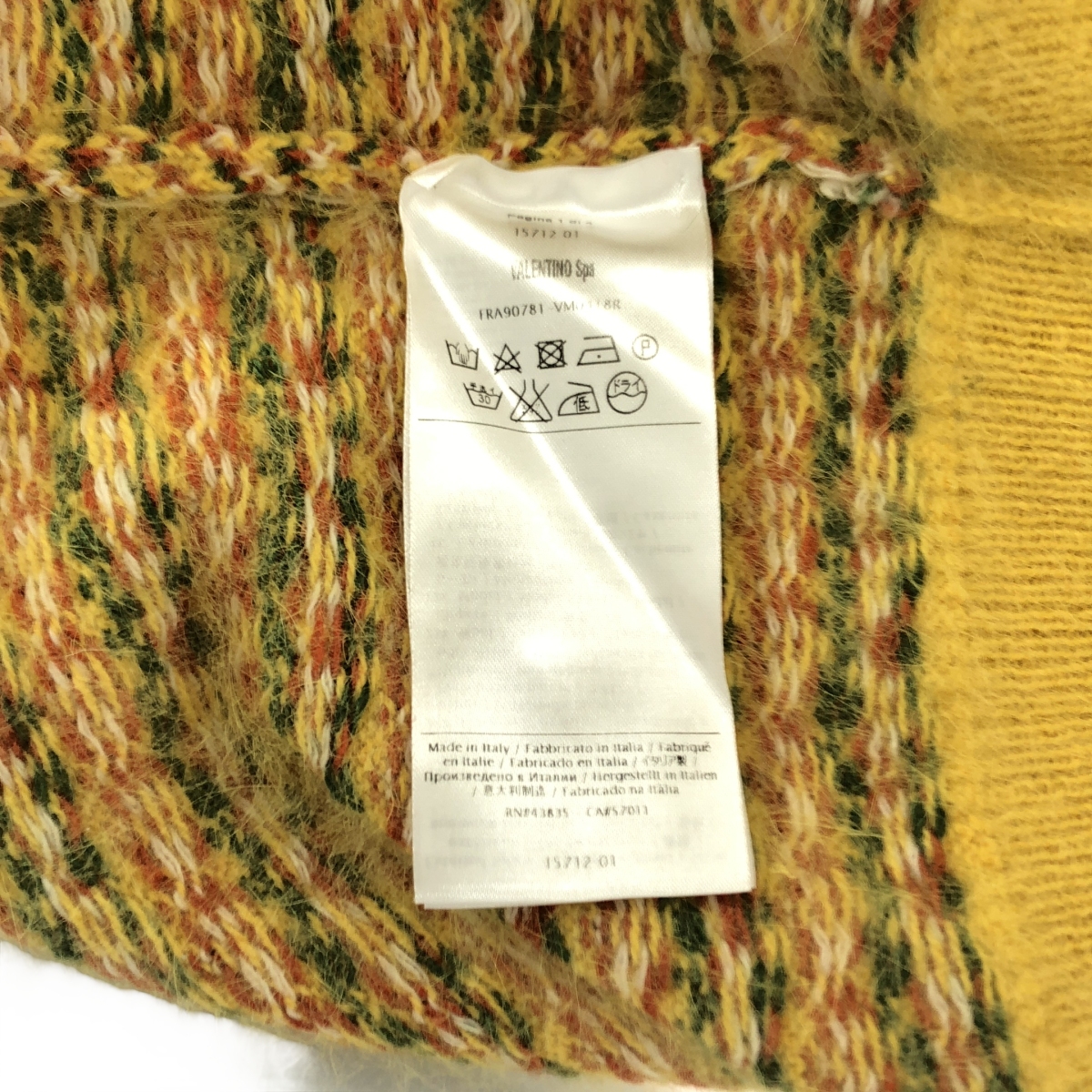 RED VALENTINO / レッドヴァレンティノ 花柄 クルーネック アンゴラニット