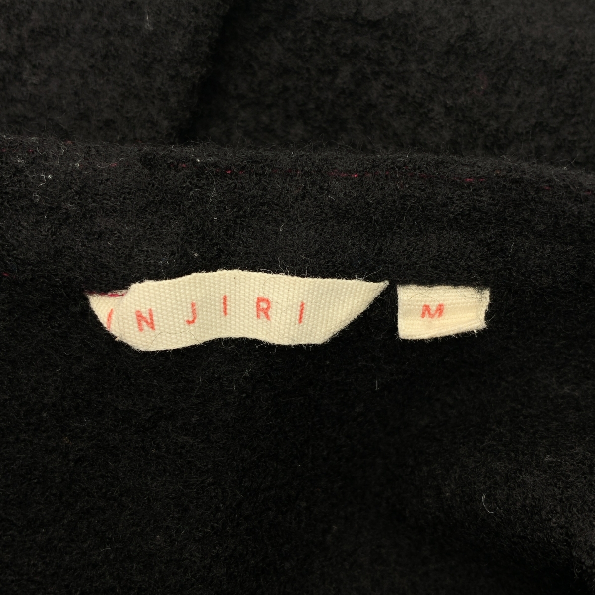 その他 ウール縮絨刺しゅう バンドカラー シャツワンピース