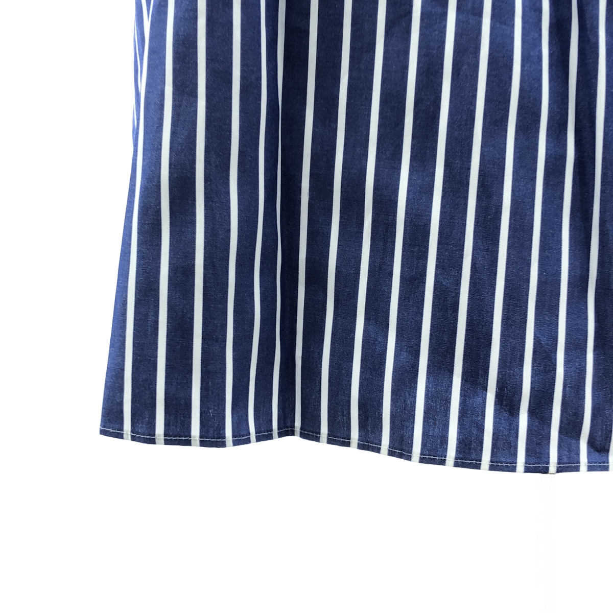 sacai / サカイ ストライプ ギャザーシャツワンピース