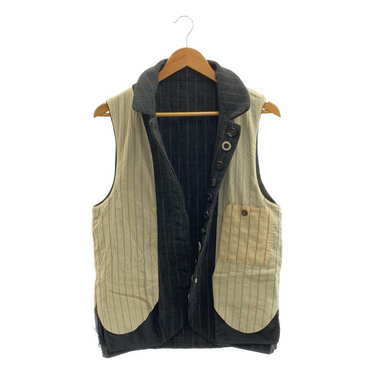 ARCHIVIO J.M.Ribot / アルキビオジェイエムリボット GL23/6S / tweed gilet / コサージュ ツイード ジレ ベスト
