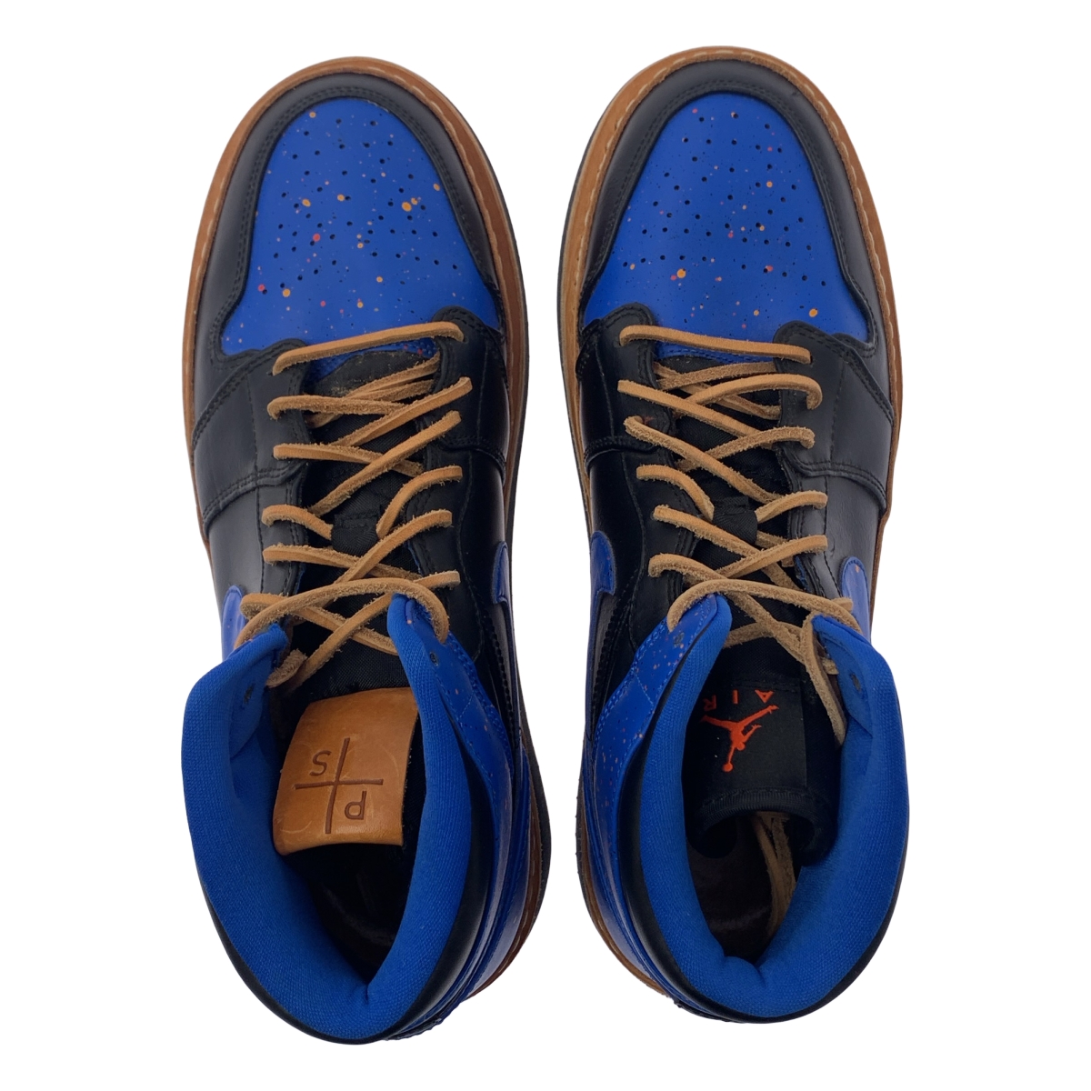 peterson stoop / ピーターソンストゥープ AIR JORDAN 1 ROYAL PAINT SPLATTER カスタム ハイカットスニーカー