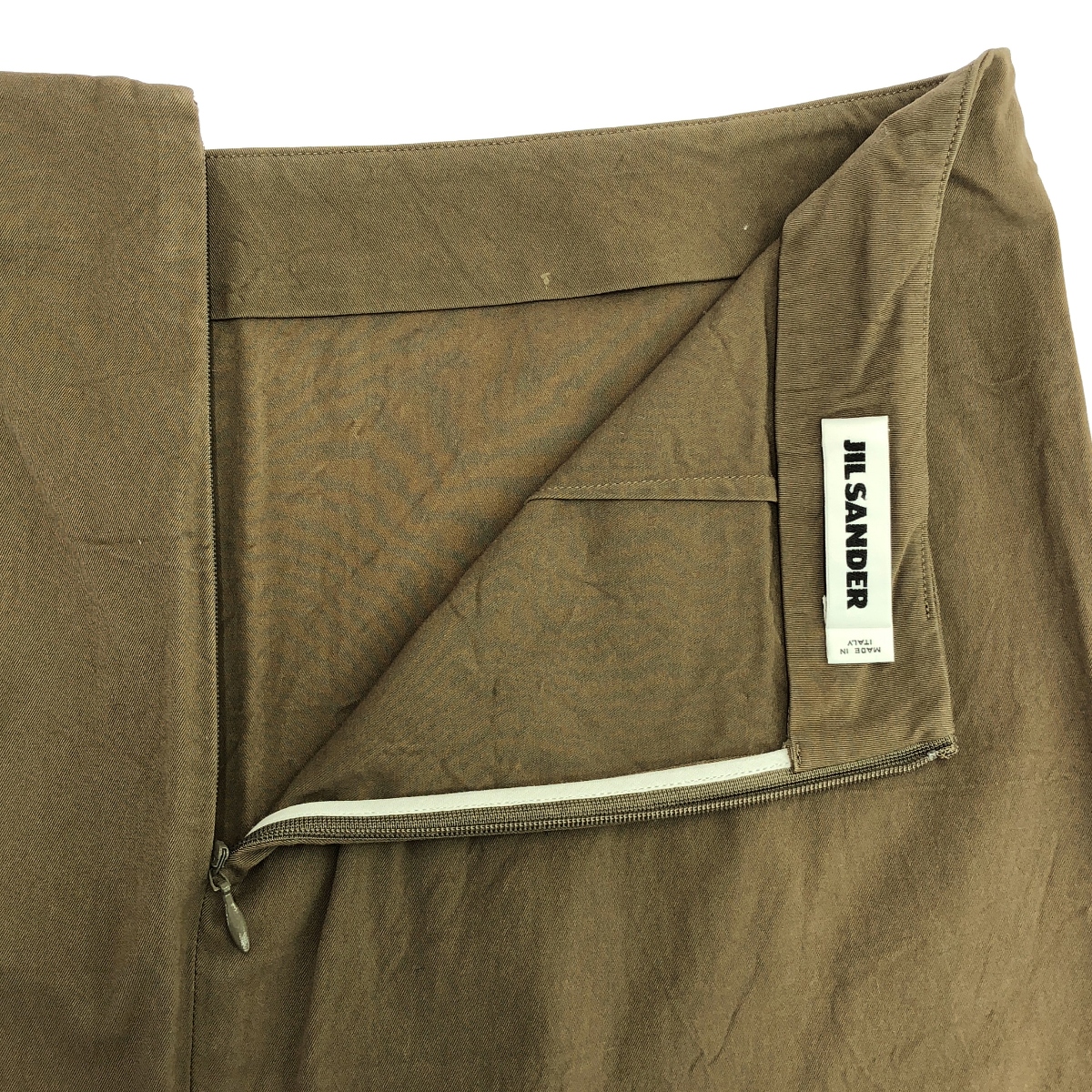 JIL SANDER / ジルサンダー コットン ストレッチ タイトスカート