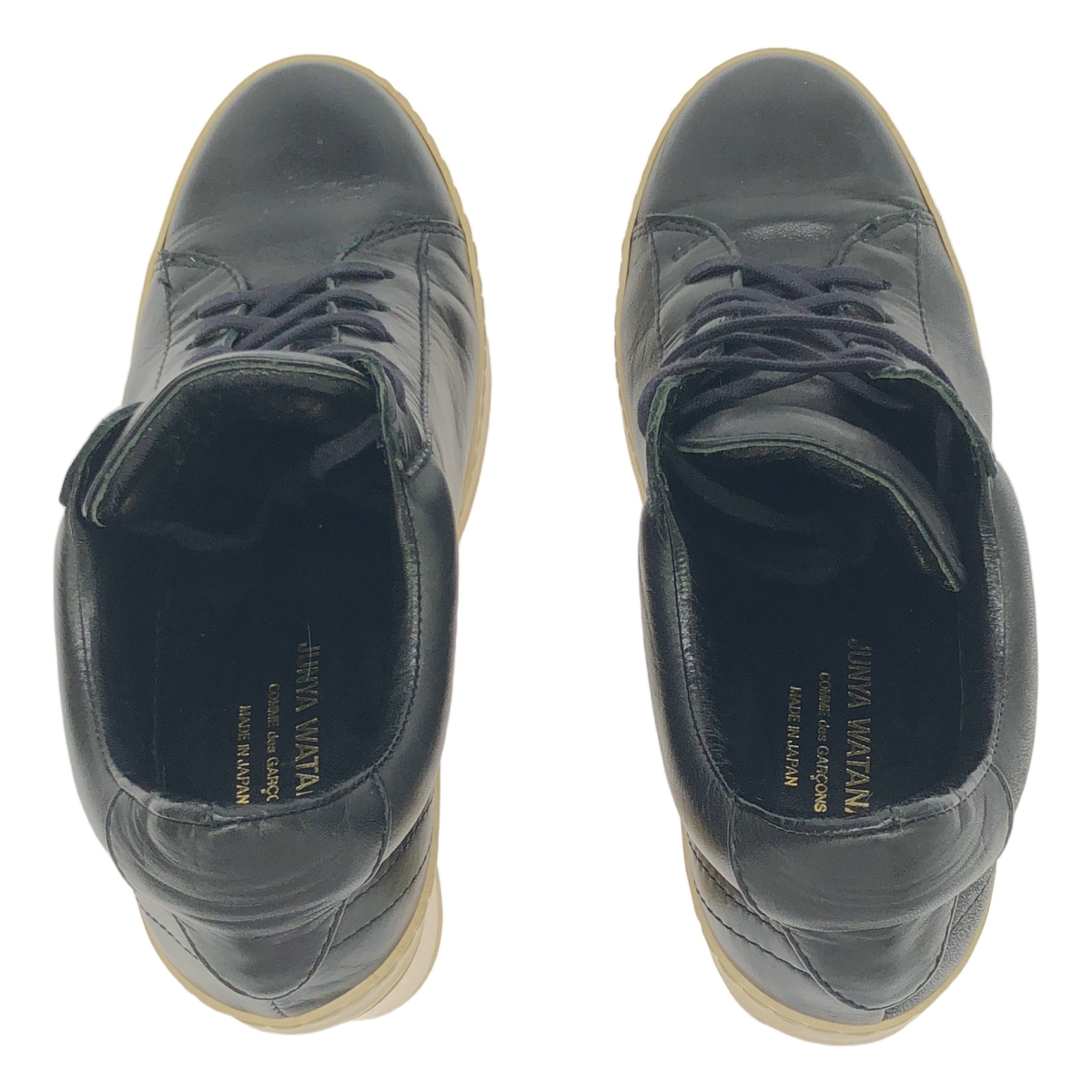 JUNYA WATANABE COMME des GARCONS / ジュンヤワタナベ レザー レースアップ ショートブーツ ブーティ