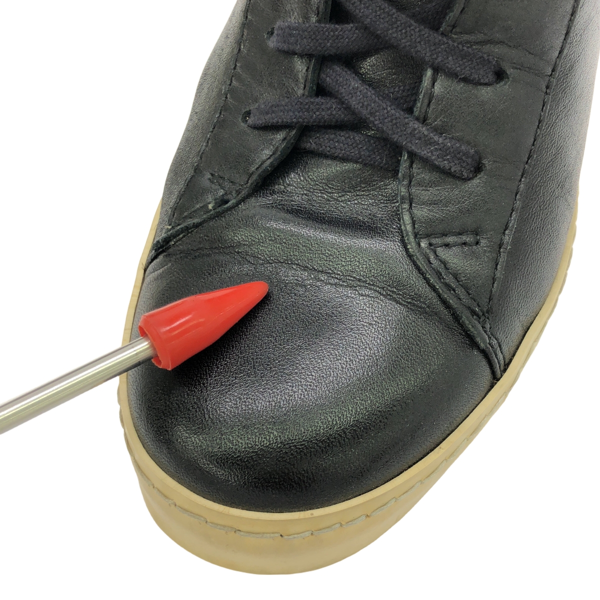 JUNYA WATANABE COMME des GARCONS / ジュンヤワタナベ レザー レースアップ ショートブーツ ブーティ