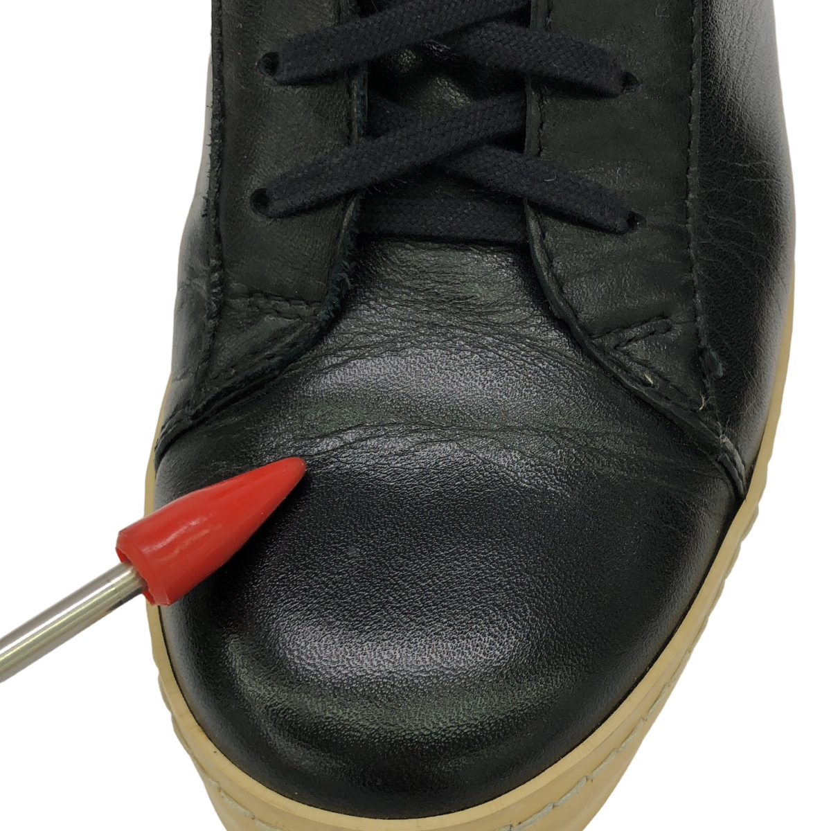 JUNYA WATANABE COMME des GARCONS / ジュンヤワタナベ レザー レースアップ ショートブーツ ブーティ