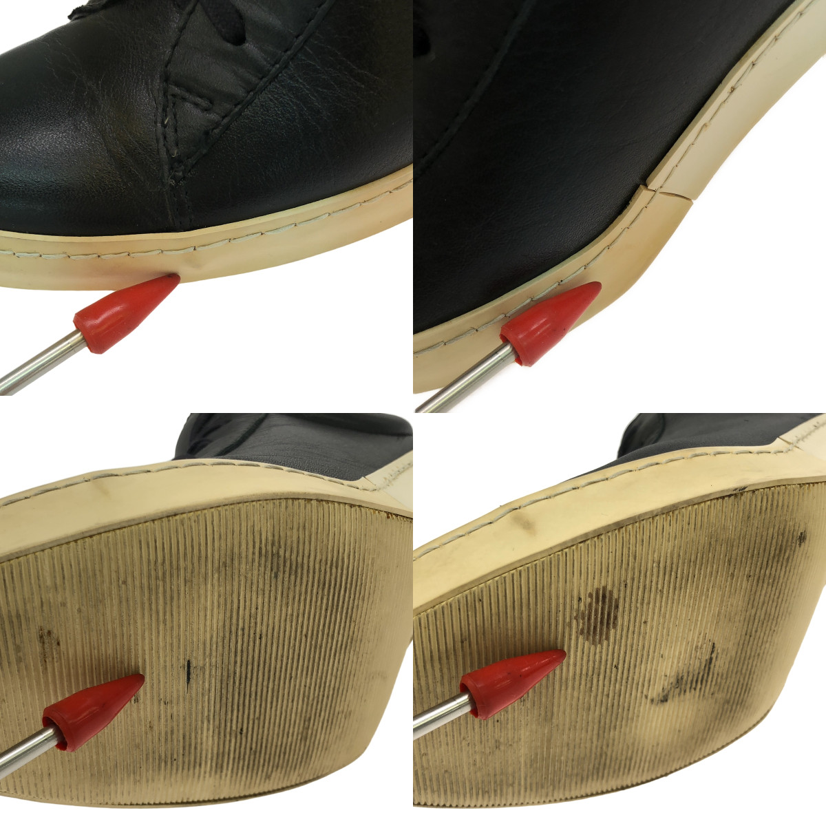 JUNYA WATANABE COMME des GARCONS / ジュンヤワタナベ レザー レースアップ ショートブーツ ブーティ