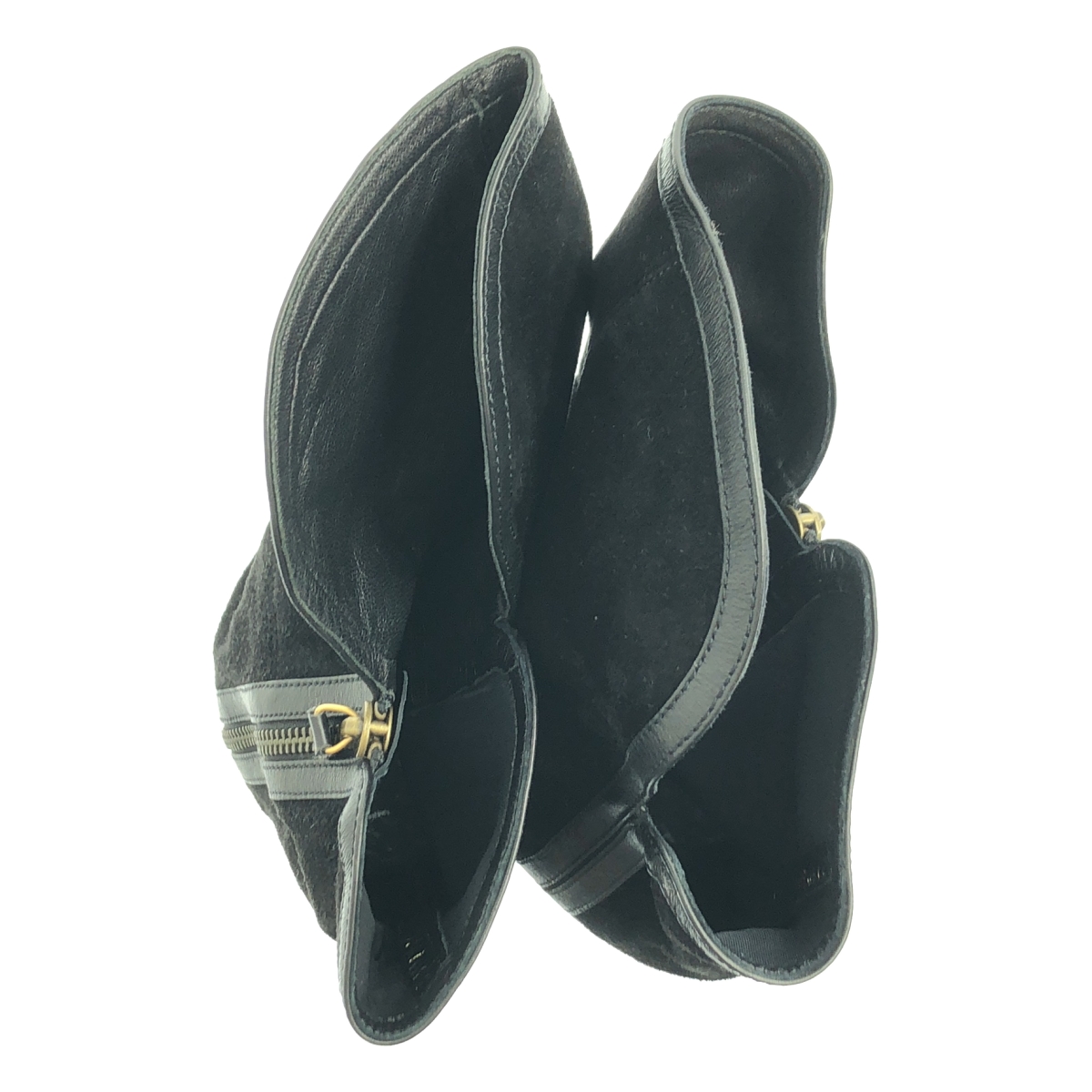 GUCCI / グッチ レザー ロング スタッズ ブーツ