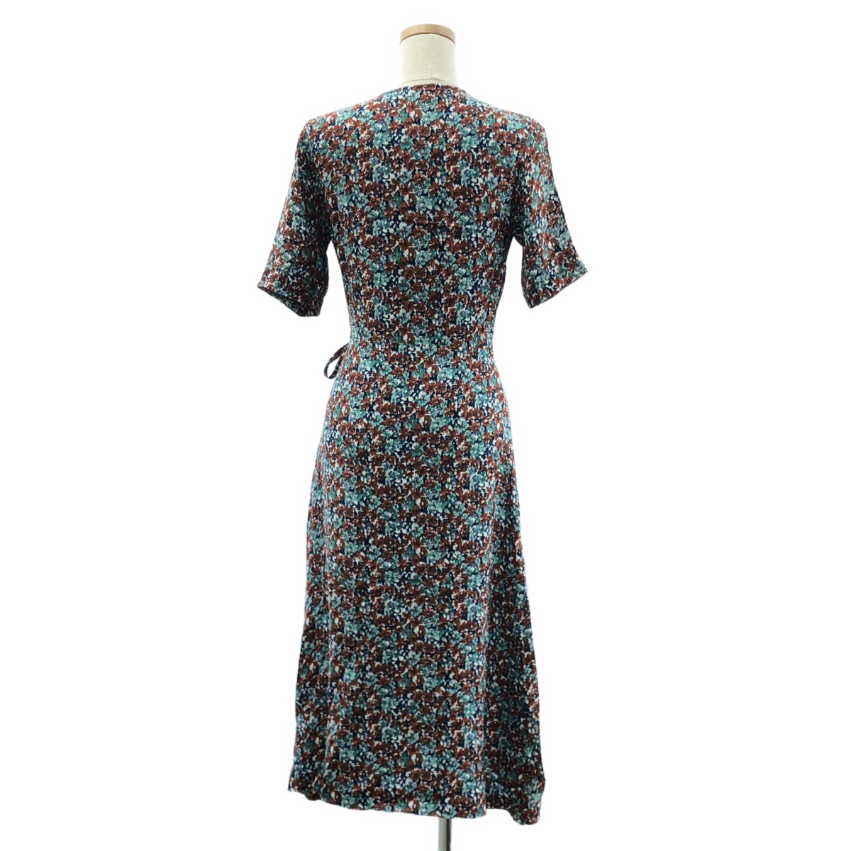 A.P.C. / アーペーセー フラワープリント ラップデザイン ワンピース