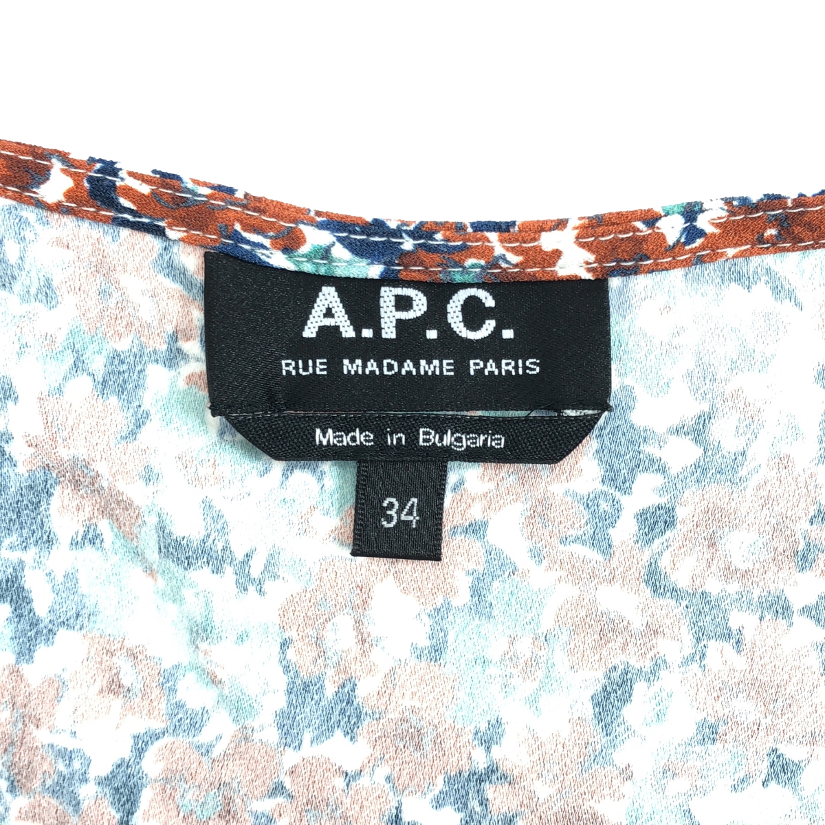 A.P.C. / アーペーセー フラワープリント ラップデザイン ワンピース