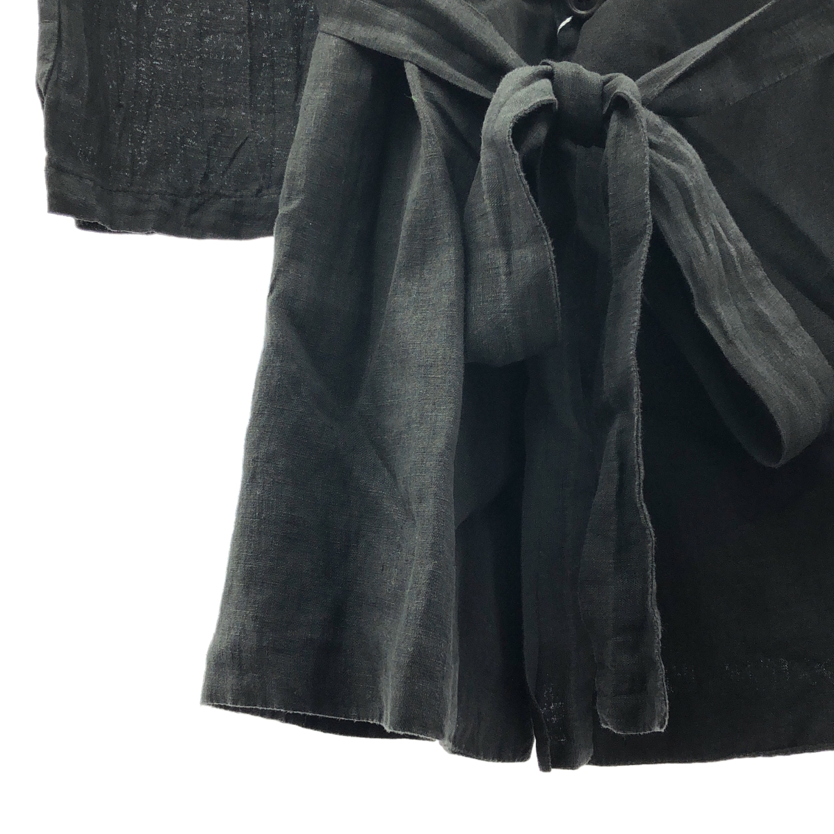 GEOFFREY B.SMALL / ジェフリーBスモール handmade 1 button crop length leisure kimono jacket スーパーライトリネン キモノジャケット