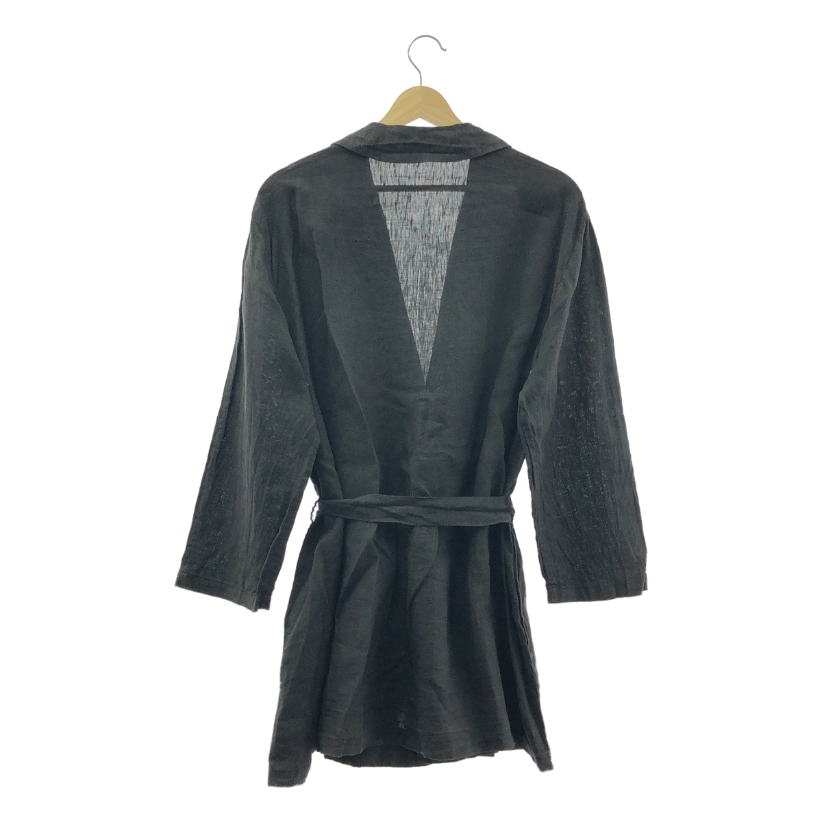 GEOFFREY B.SMALL / ジェフリーBスモール handmade 1 button crop length leisure kimono jacket スーパーライトリネン キモノジャケット