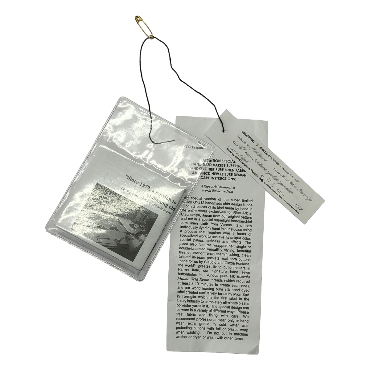 GEOFFREY B.SMALL / ジェフリーBスモール handmade 1 button crop length leisure kimono jacket スーパーライトリネン キモノジャケット