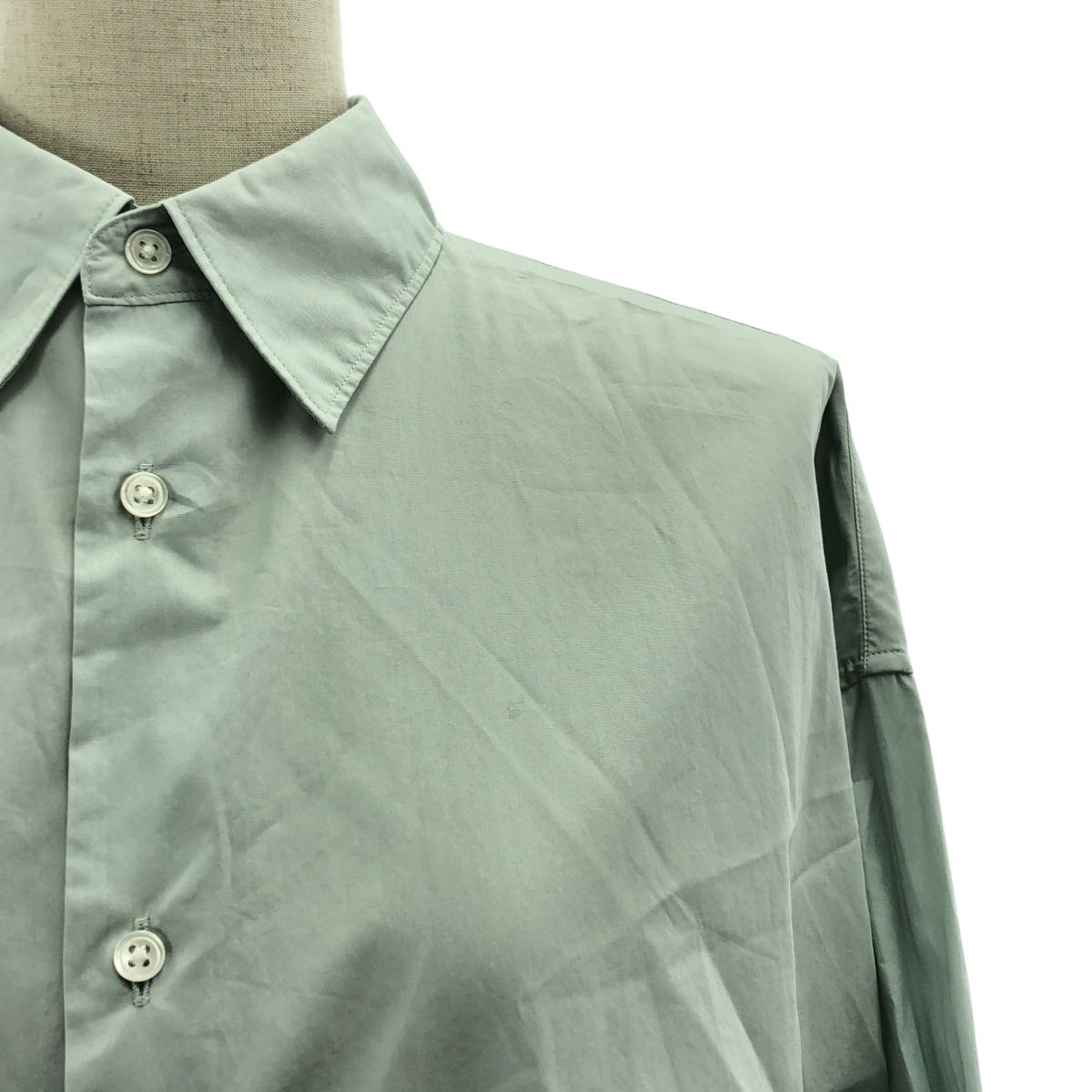 Graphpaper / グラフペーパー Broad oversized shirt dress / オーバーサイズ ボリューム シャツ ワンピース