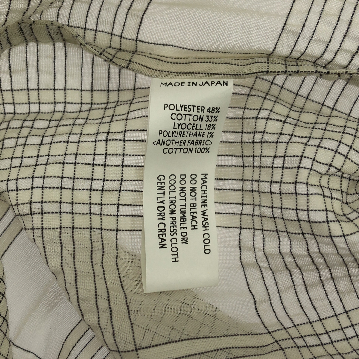 その他 切替 ボリューム 襟 袖 シアー 柄 ブラウス シャツ