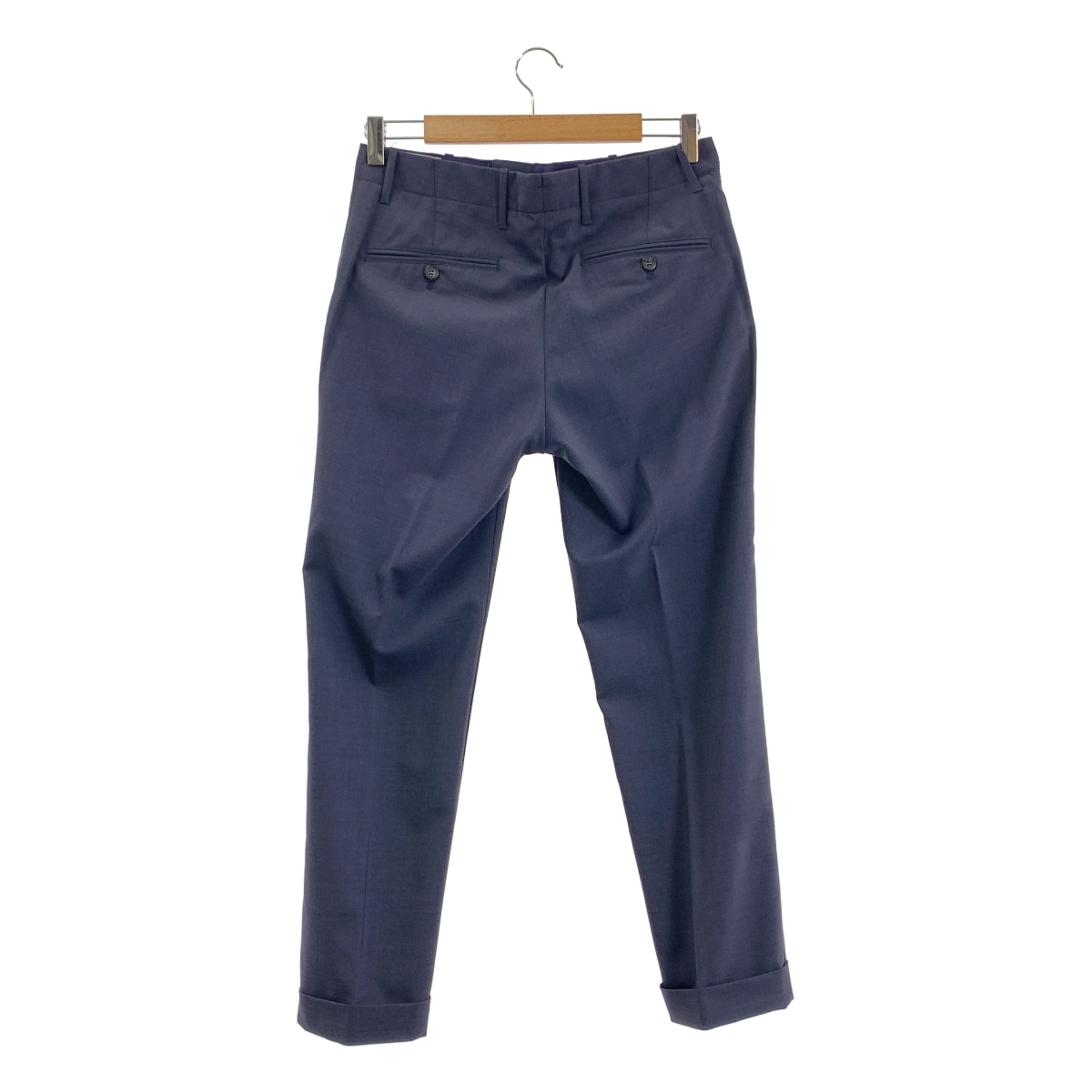 giab's ARCHIVIO / ジャブスアルキヴィオ VERDI/M ウール混 ストレッチ タック スラックス パンツ