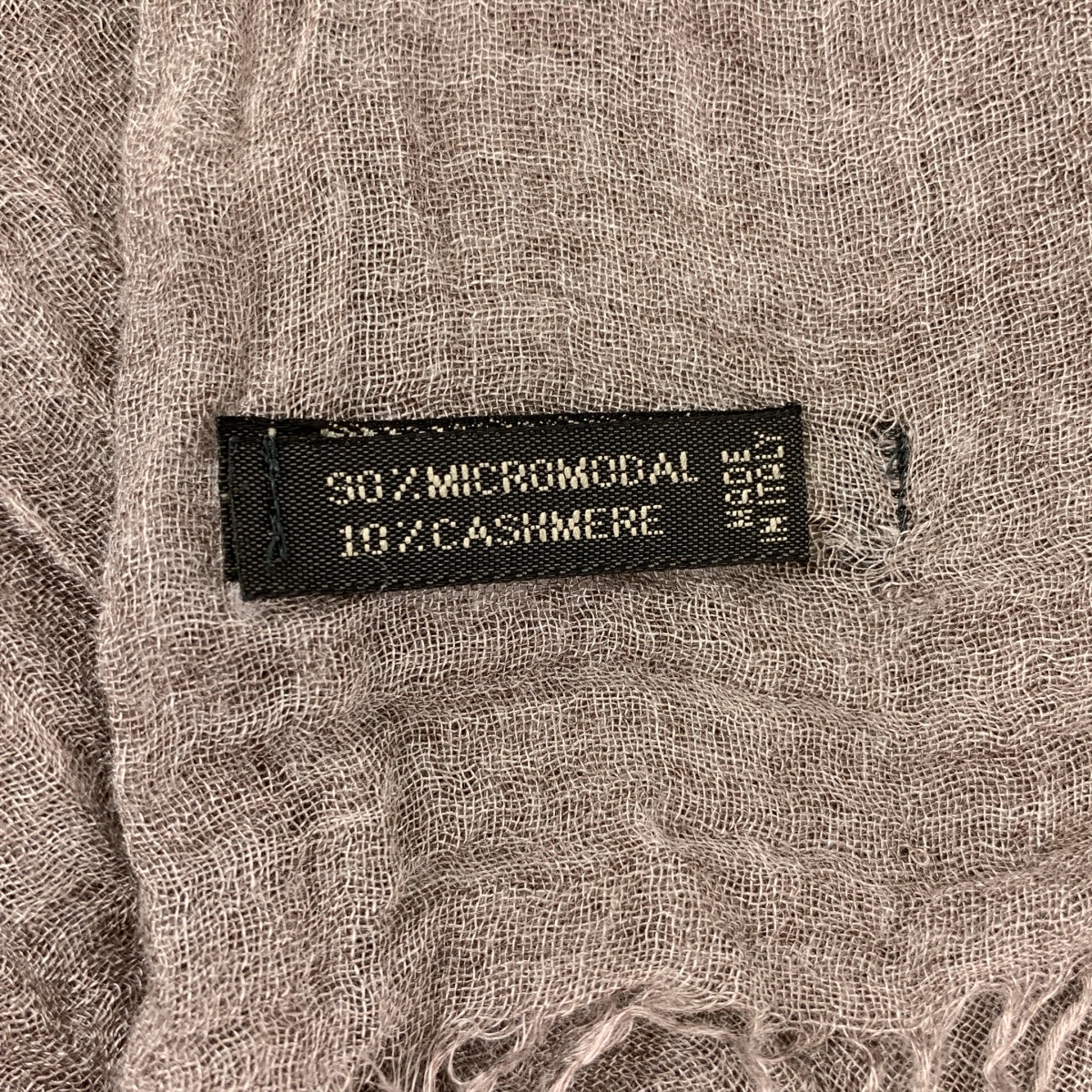 FALIERO SARTI / ファリエロサルティ フリンジ シワ加工 ストール