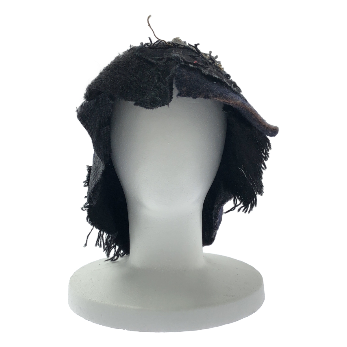 DANIELA GREGIS / ダニエラグレジス ウール カシミヤ パッチワーク バケットハット 帽子