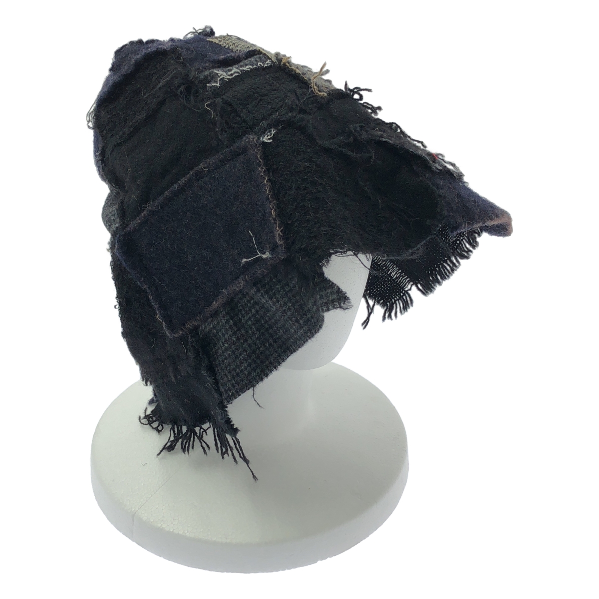 DANIELA GREGIS / ダニエラグレジス ウール カシミヤ パッチワーク バケットハット 帽子