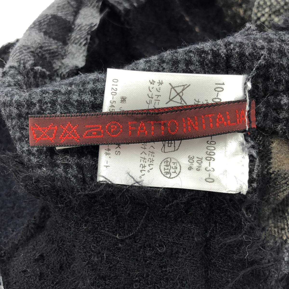 DANIELA GREGIS / ダニエラグレジス ウール カシミヤ パッチワーク バケットハット 帽子