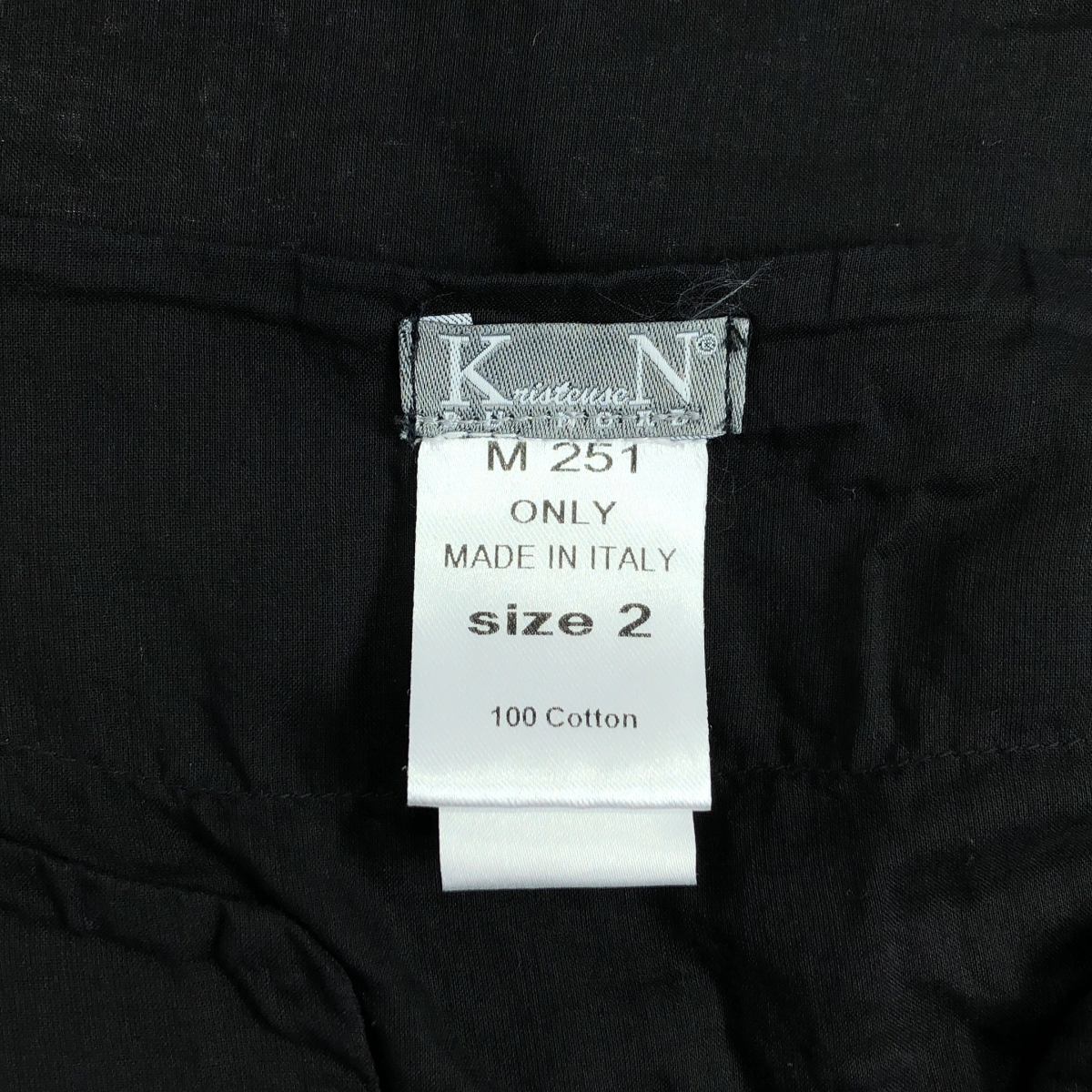 KRISTENSEN DU NORD / クリステンセンドゥノルド コットン キーネック スリット ブラウス