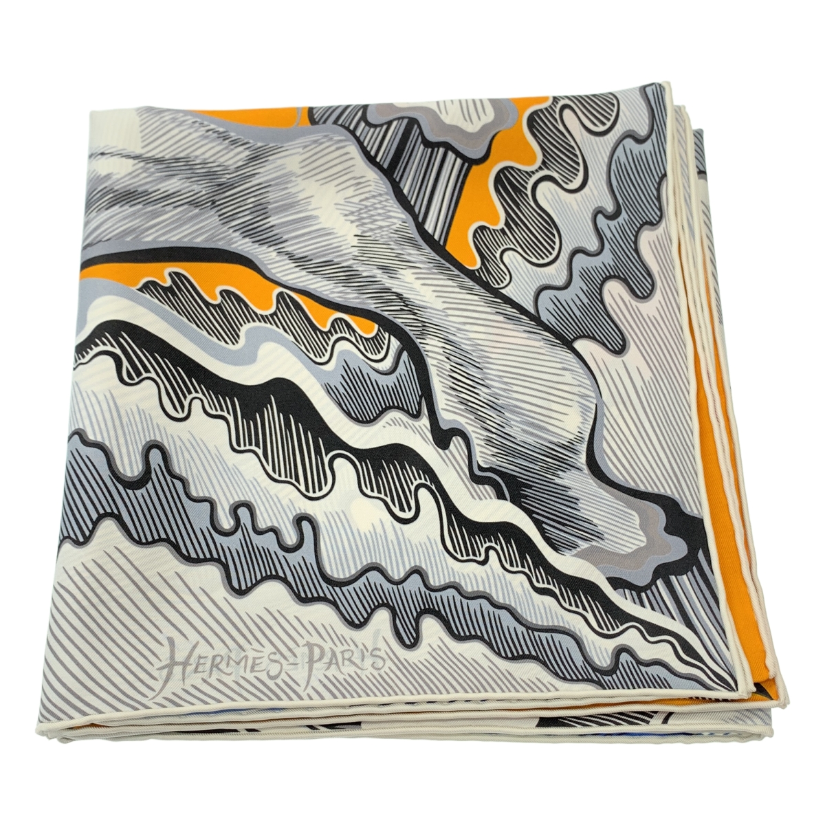 HERMES / エルメス cheval sirene silk 100％ / カレ 90 ダブルフェイス / シュヴァル・シレーヌ シルク スカーフ