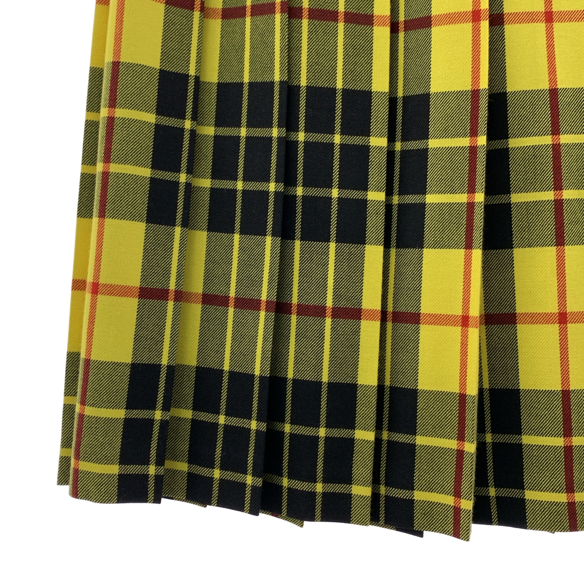 JUNYA WATANABE COMME des GARCONS / ジュンヤワタナベ ウール チェック プリーツ スカート