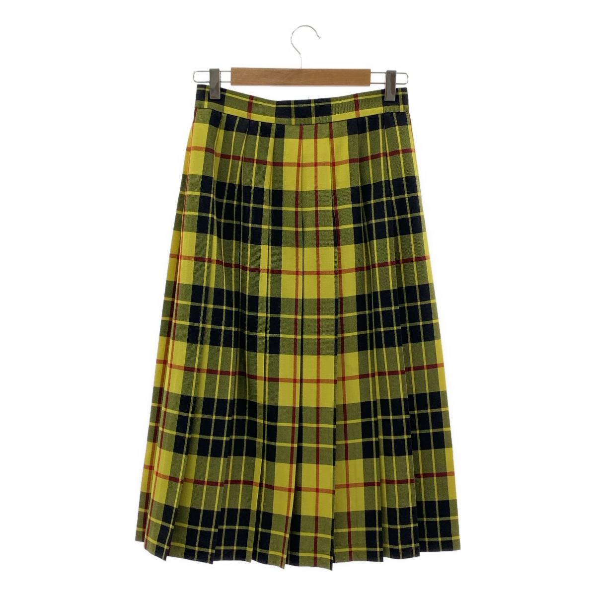 JUNYA WATANABE COMME des GARCONS / ジュンヤワタナベ ウール チェック プリーツ スカート