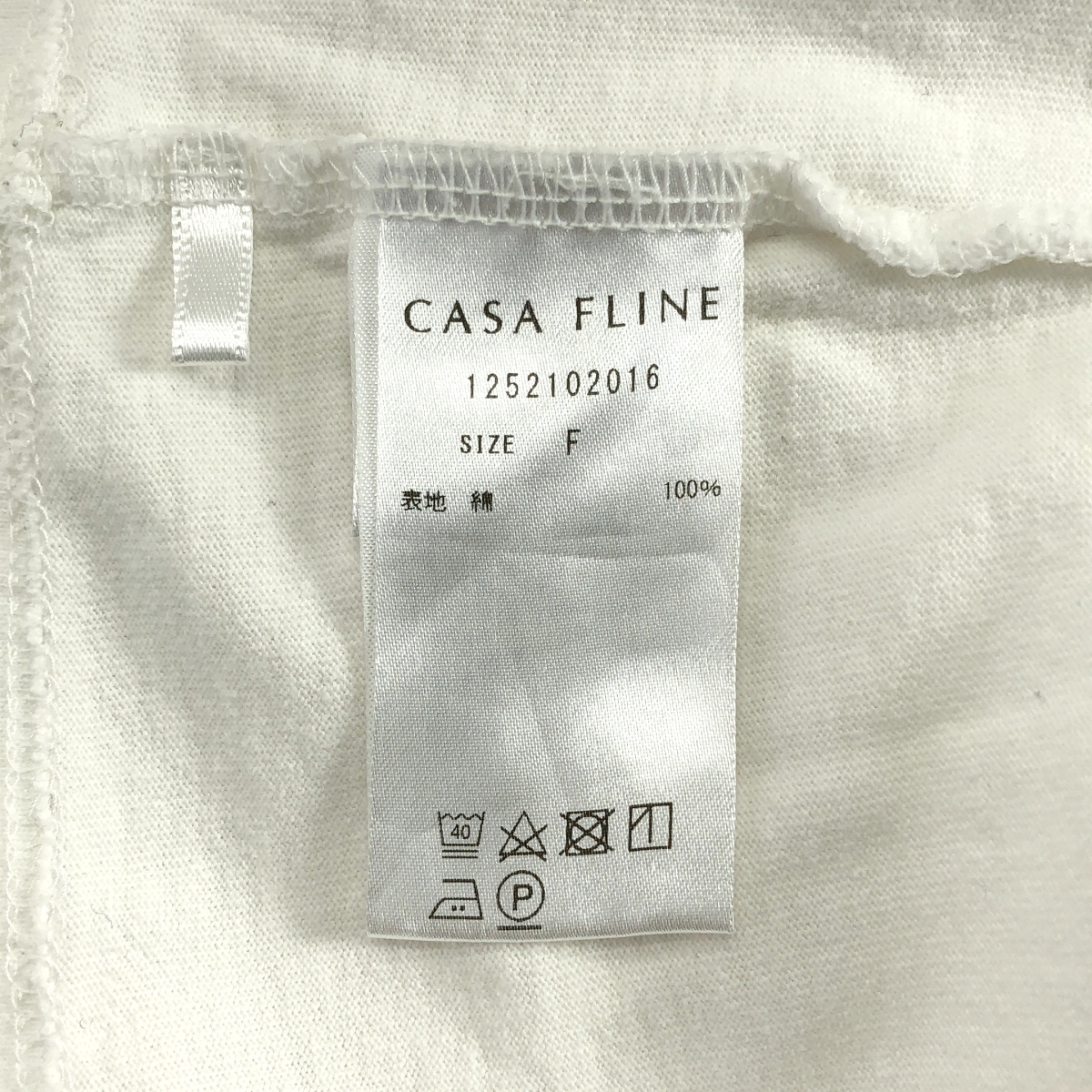 NOBLE / ノーブル 【 CASA FLINE / カーサフライン 】 オーガニックコットンTシャツ カットソー