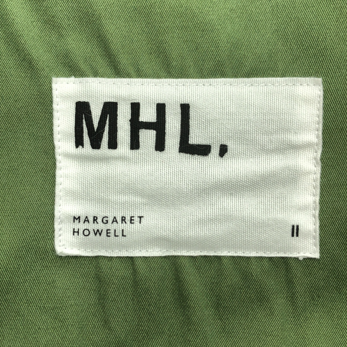 MHL. / エムエイチエルマーガレットハウエル SOFT DENSE COTTON OP  コットン ロングワンピース