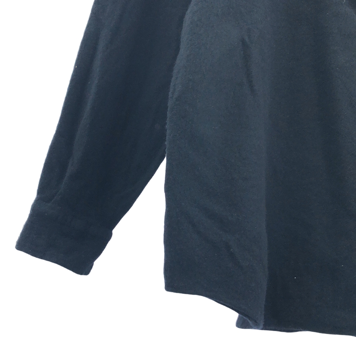 COMOLI / コモリ 縮絨ウール ハーフジップシャツ