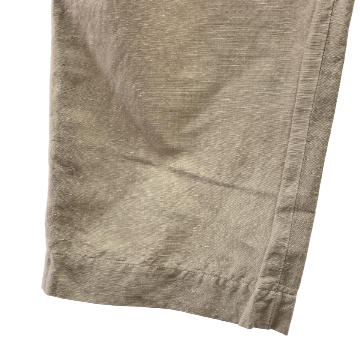 MARGARET HOWELL / マーガレットハウエル コットンリネン タックスラックス パンツ