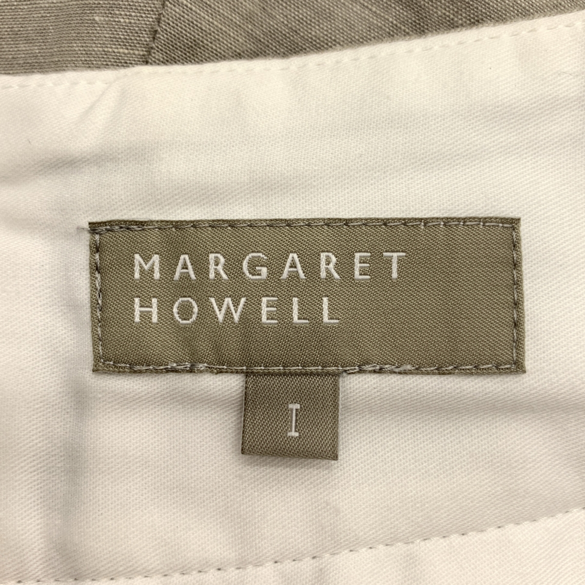 MARGARET HOWELL / マーガレットハウエル コットンリネン タックスラックス パンツ
