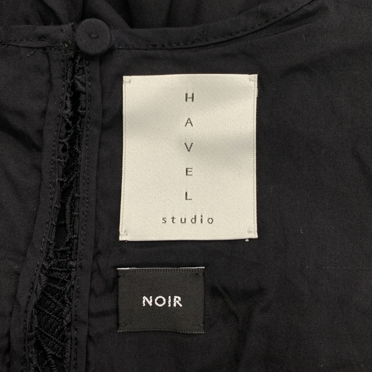 HAVEL studio / ハーヴェルスタジオ ボタニカル柄 レース プルオーバーブラウス