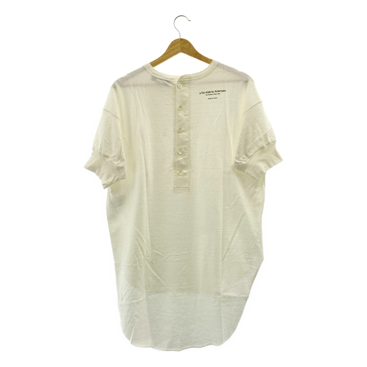 Americana / アメリカーナ Deuxieme Classe取り扱い バックヘンリー Tシャツ