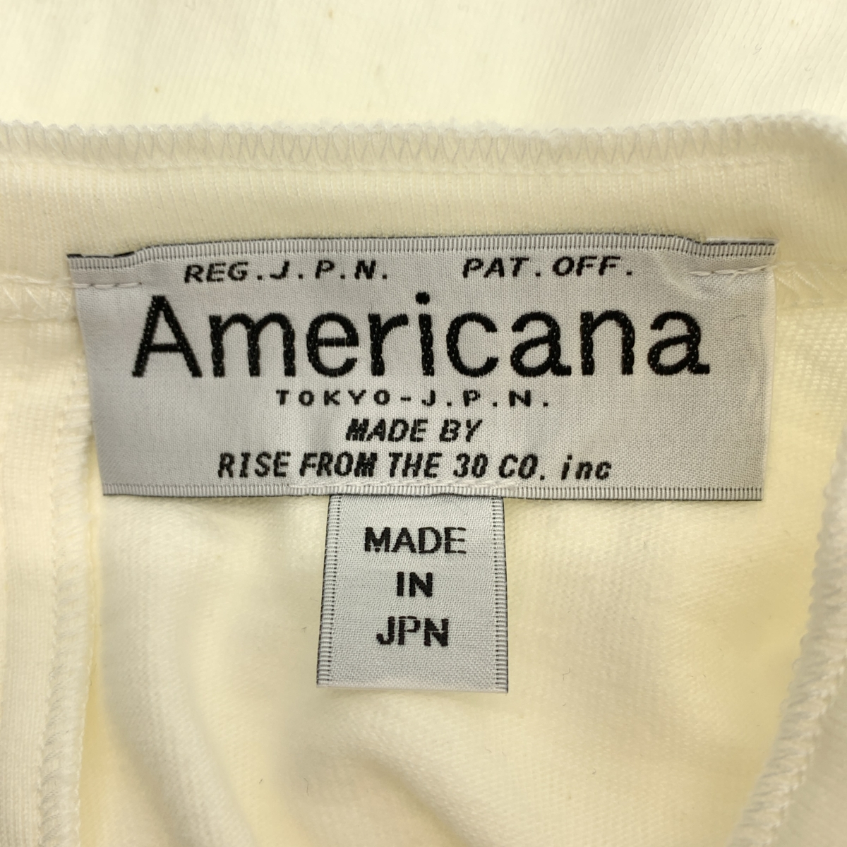 Americana / アメリカーナ Deuxieme Classe取り扱い バックヘンリー Tシャツ