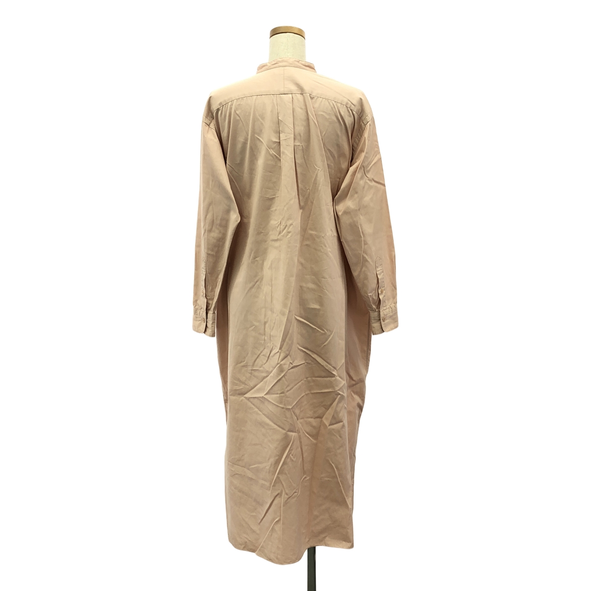 LENO / リノ バンドカラー プルオーバー シャツワンピース