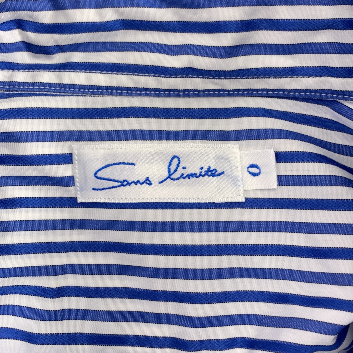 sans limite / サンリミット ストライプ ボックス ボタンダウンシャツ