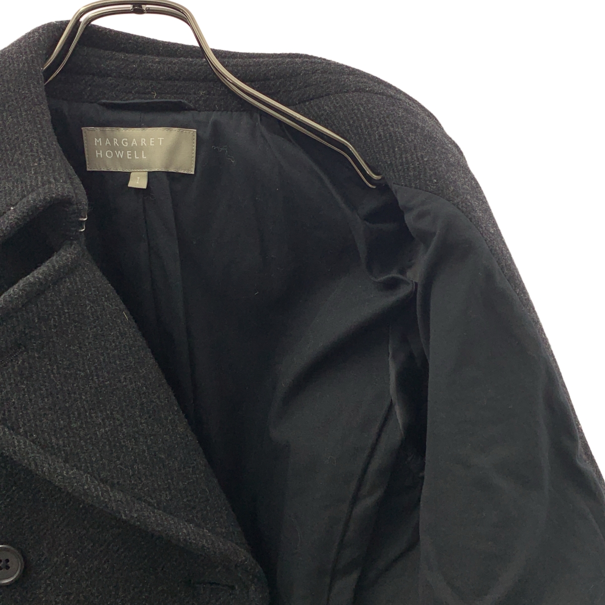 MARGARET HOWELL / マーガレットハウエル カシミヤ混 ウール Pコート