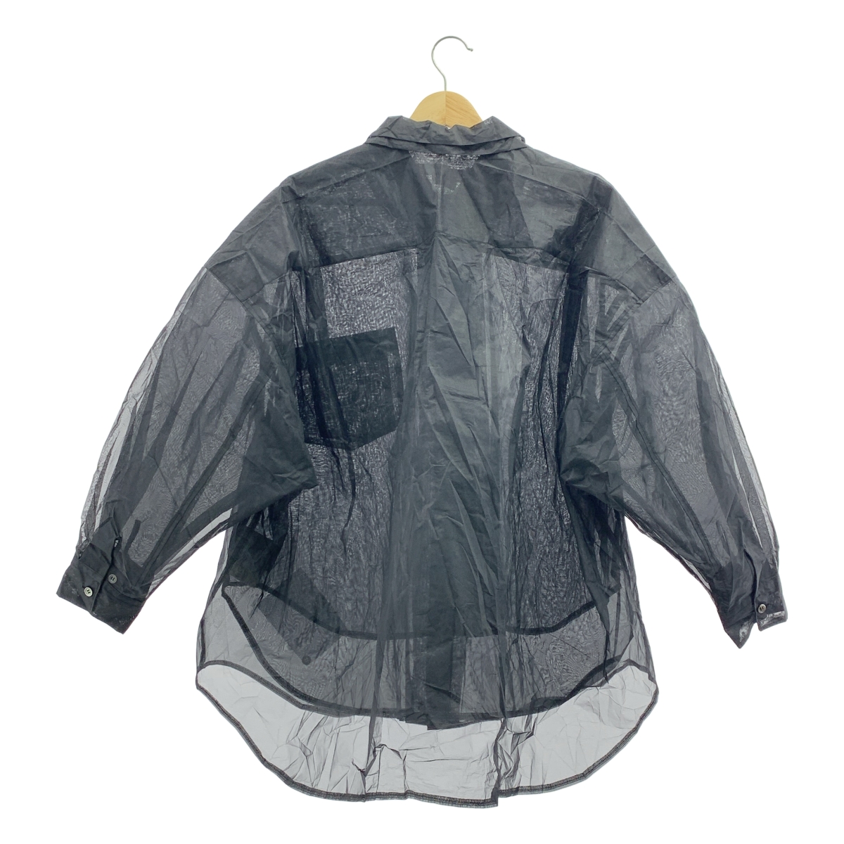 COMME des GARCONS COMME des GARCONS / コムコム ラウンドカラー レイヤード オーガンジー シアー ブラウス