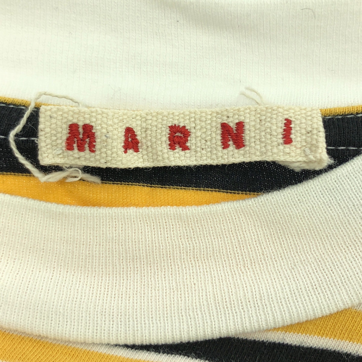 MARNI / マルニ コットン ボーダー Tシャツ