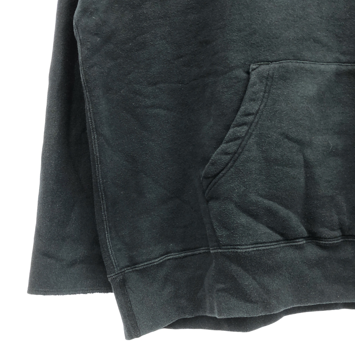 UNUSED / アンユーズド カットスリーブ スウェット プルオーバー フーディ