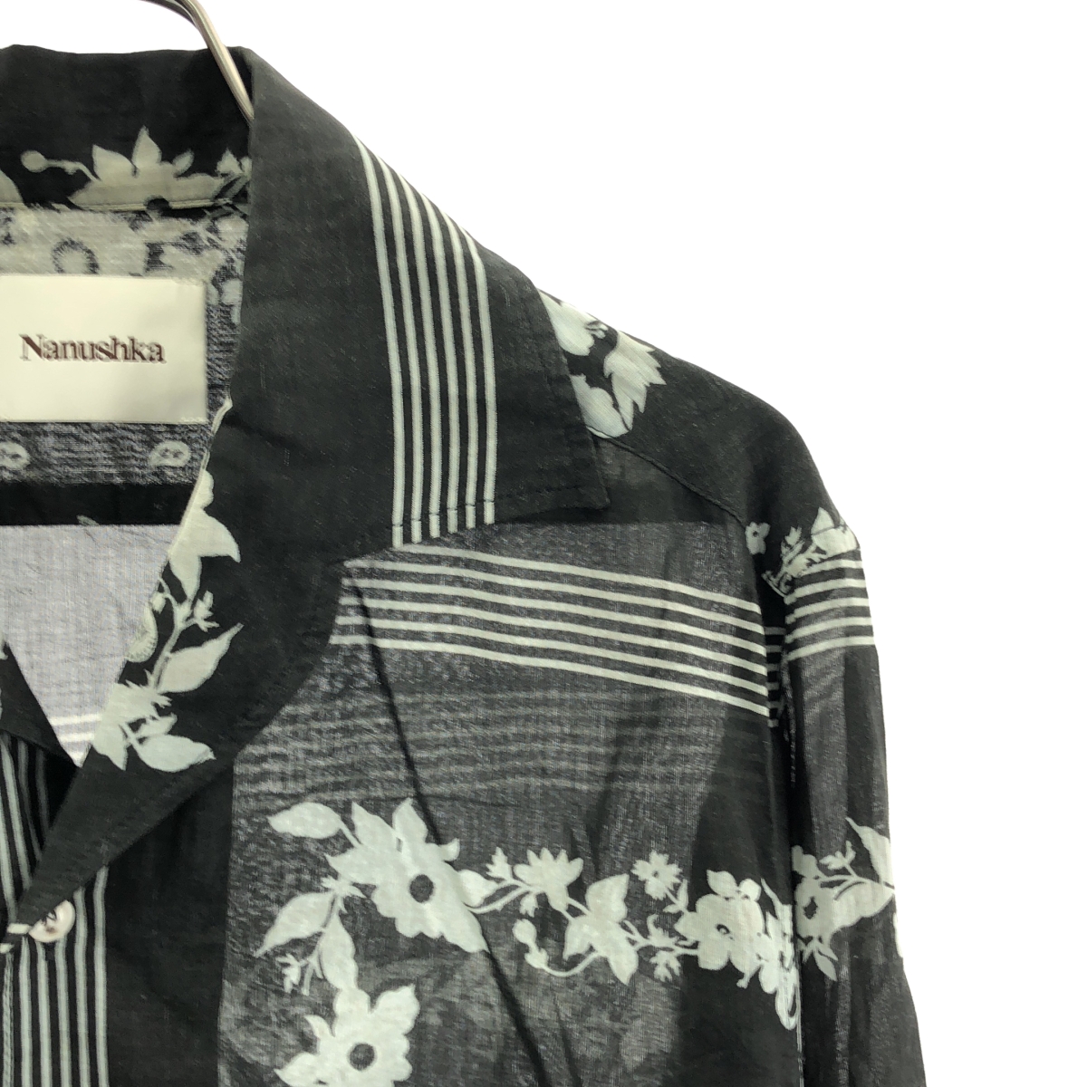 その他 コットン フラワープリント シャツ